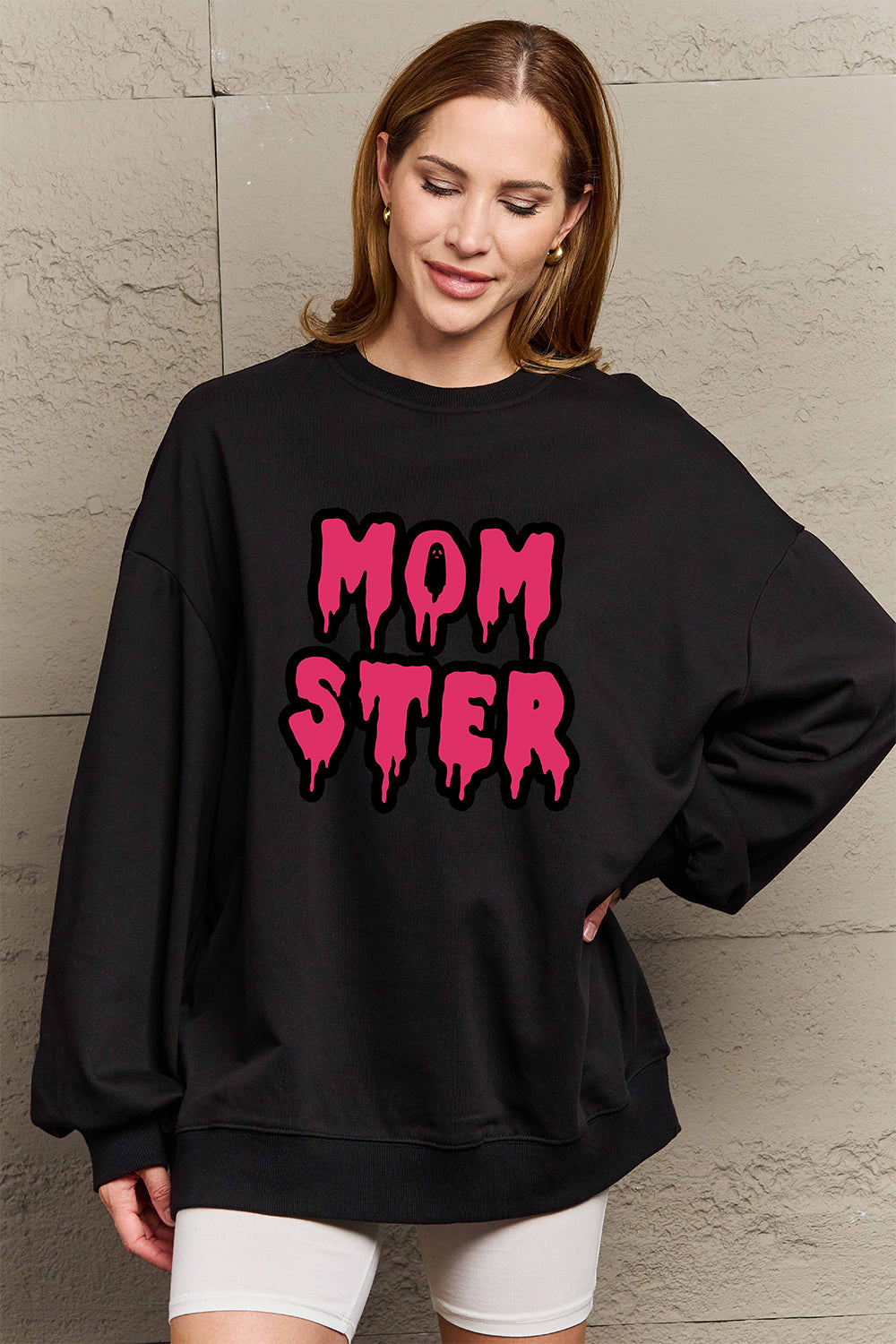 Plus Size MOM STER Graphic Sweatshirt