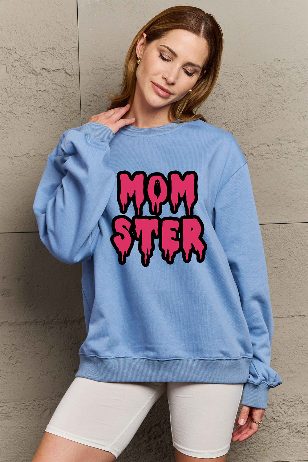 Plus Size MOM STER Graphic Sweatshirt