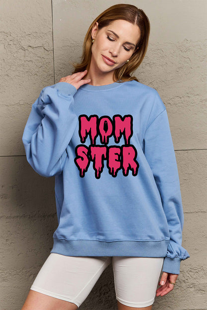Plus Size MOM STER Graphic Sweatshirt
