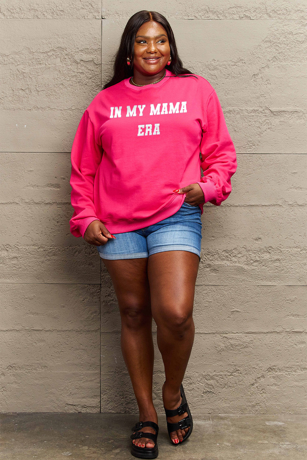 Simply Love Full Size IN MY MAMA ERA Graphic Sweatshirt