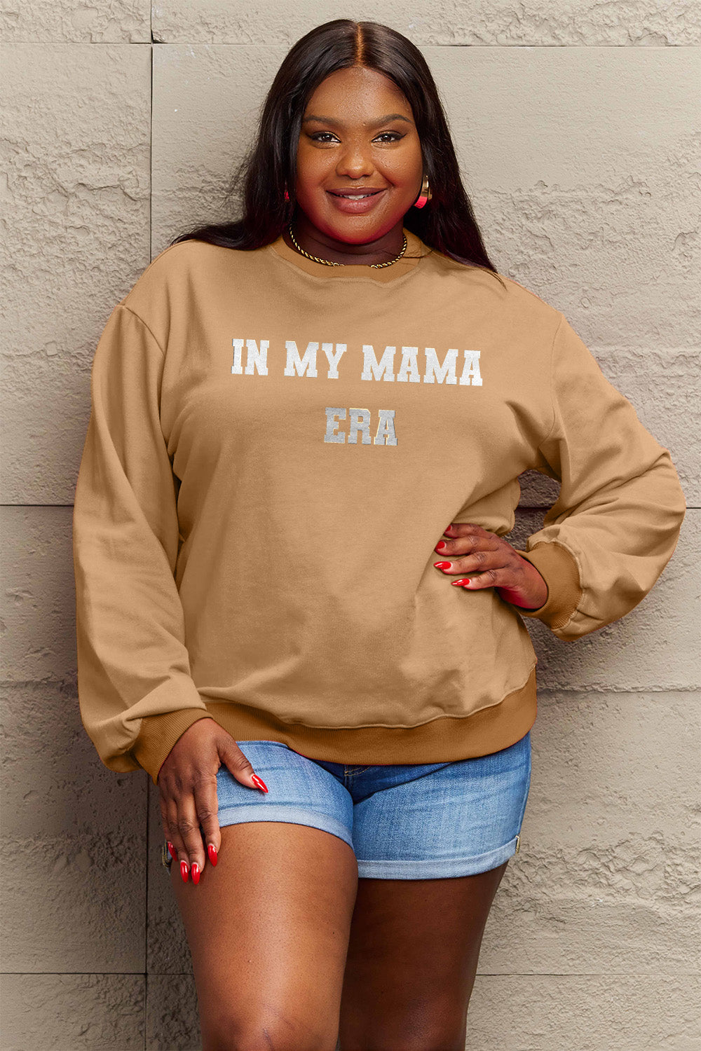 Simply Love Full Size IN MY MAMA ERA Graphic Sweatshirt
