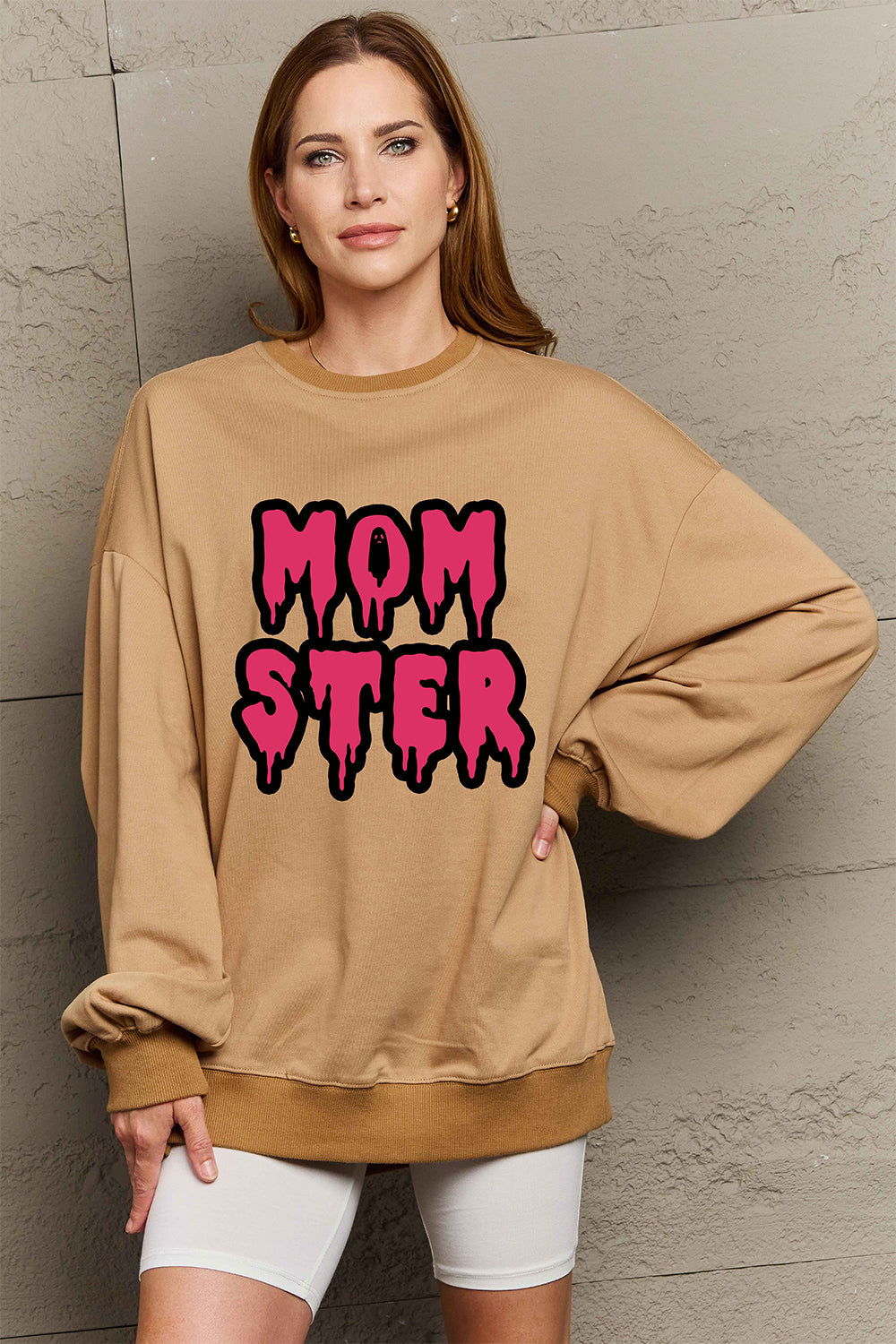 Plus Size MOM STER Graphic Sweatshirt