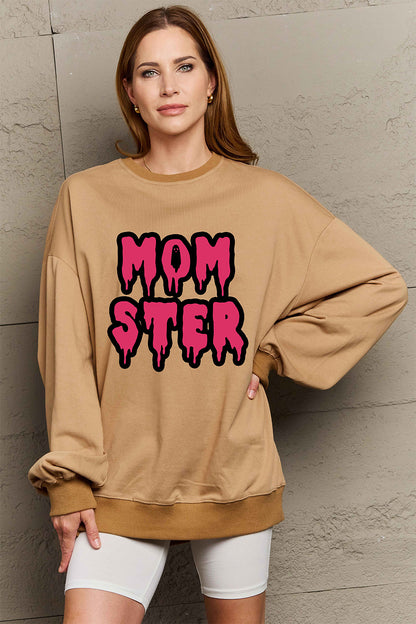 Plus Size MOM STER Graphic Sweatshirt